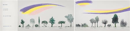 Bruno Munari (Milano 1907 1998) Un viale di alberi diversi , Cartella...