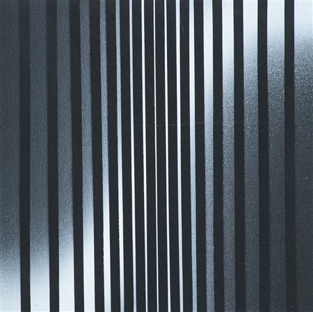 Ennio Finzi (Venezia 1931 ) Luce - vibrazione 1971, Acrilico su tela, cm....