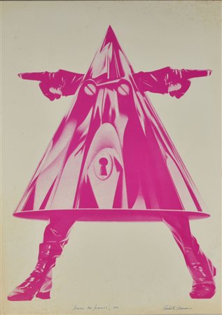 Umberto Mariani SERREZ LES FEMMES! litografia su carta, cm 70x50 sul fronte:...