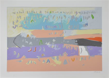 Renzo Nucara SENZA TITOLO litografia su carta, cm 50x70 esemplare 44 su 125...