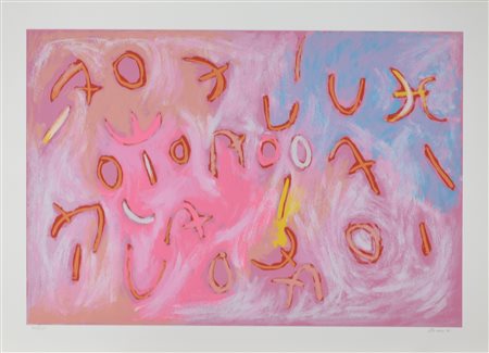 Renzo Nucara SENZA TITOLO litografia su carta, cm 50x70 esemplare 103 su 125...