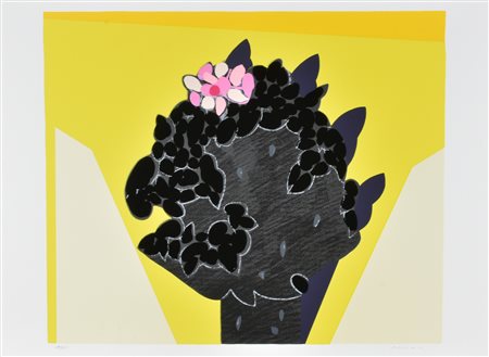 Concetto Pozzati SENZA TITOLO serigrafia su carta, cm 50x70 esemplare 109 su...