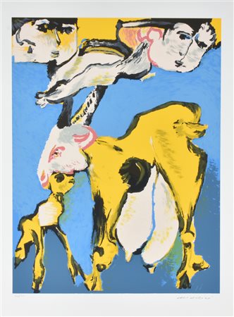 Remo Brindisi SENZA TITOLO litografia su carta, cm 70x50 esemplare 110 su 150...