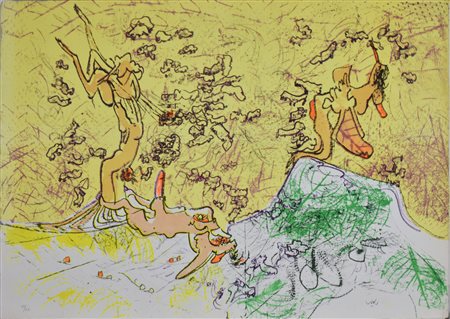 Sebastian Matta Questo detta piacere litografia su carta, cm. 50x70 esemplare...