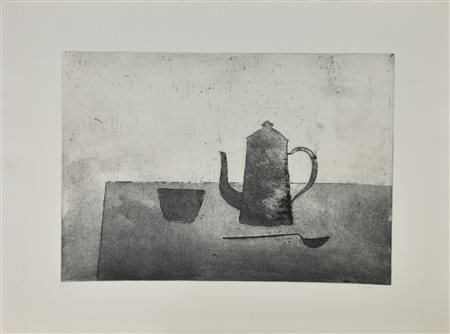 Xavier Bueno SENZA TITOLO incisione su carta, cm 50x70 (lastra cm 34x50)...