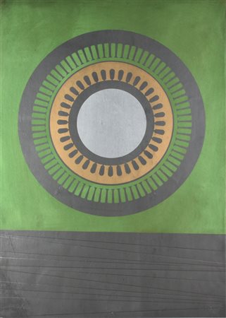 Roberto Crippa Senza titolo litografia su cartoncino gommato, cm 70x50...