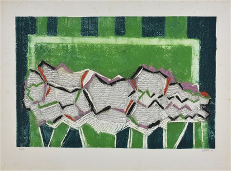 Marc Antoine (LOUTTRE B.) Louttre COMPOSIZIONE incisione su carta, cm 56,5x76...