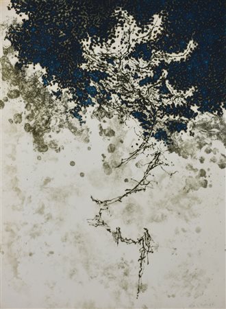 Yannick Balif ARNEV acquatinta a due colori su carta, cm 76x56 esemplare 29...