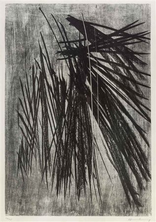 HANS HARTUNG (1904 - 1989) Composizione Litografia, es. 20/75 70 x 50 cm...