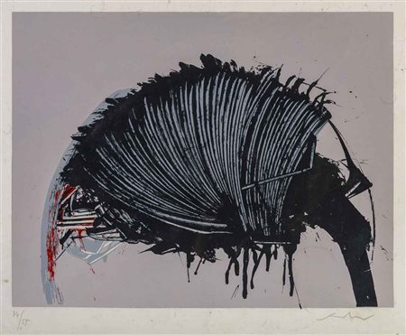 EMILIO SCANAVINO (1922 - 1986) Senza titolo Serigrafia, es. 34/55 49 x 58,2...