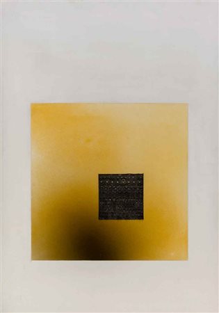 GIANNI SECOMANDI (1926 - 1982) Idea stellare 1970 Tecnica mista con collage...