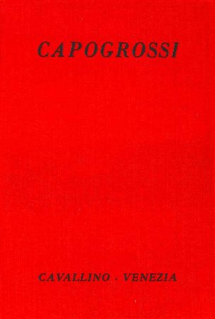 GIUSEPPE CAPOGROSSI (1900 - 1972) Capogrossi 1966 Libro con serigrafia...