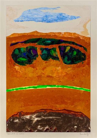 FRANCO DALEFFE (1933 - 2014) Frammenti di natura 1995 Tecnica mista su carta...