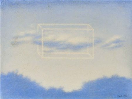 ALBERTO RIZZI (1954 - 2003) Memoria Memoriae Tempera grassa su tela 30 x 40...