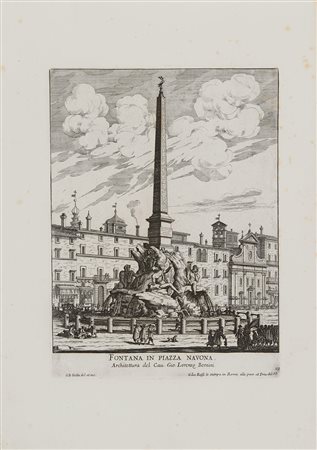 FALDA Giovan Battista (1643-1678) - Le fontane di Roma nelle piazze e luoghi...