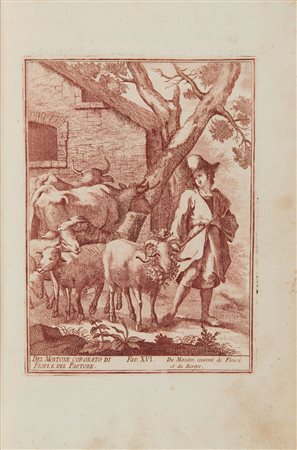 FOSSATI, Giorgio (1706-1778) - Raccolta Di Varie Favole Delineate [Recueil De...