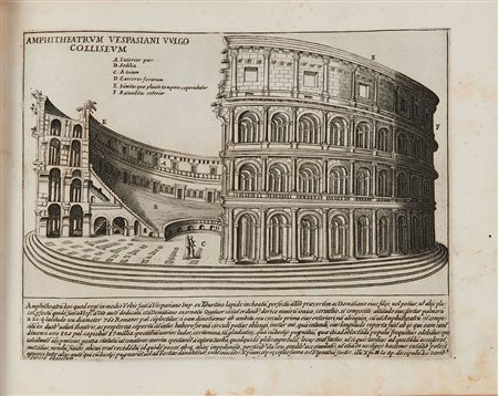 "LAURO, Giacomo (?-1650) - Antiquae Urbis splendor [legato con:] Antiquitatum...