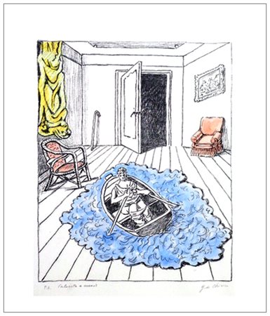 GIORGIO DE CHIRICO Volos (Grecia) 1888 – Roma 1978 Il ritorno di Ulisse 1973...