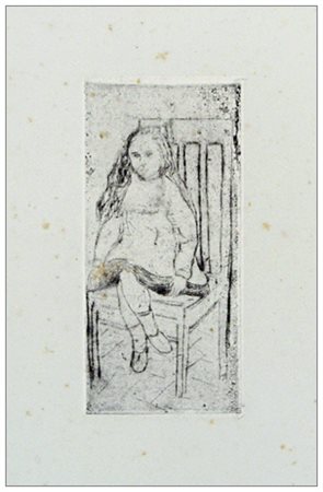 GIUSEPPE VIVIANI Agnano Pisano 1898 – Pisa 1965 Bambina seduta 1932 ca....