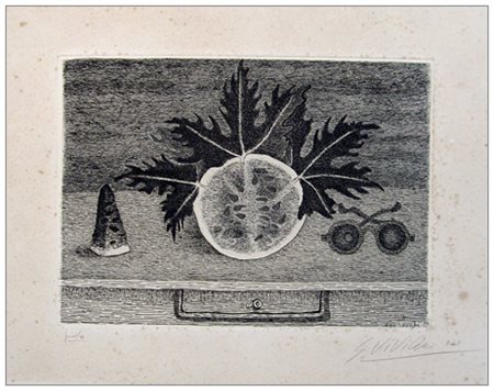 GIUSEPPE VIVIANI Agnano Pisano 1898 – Pisa 1965 Cocomero e occhiali 1949...