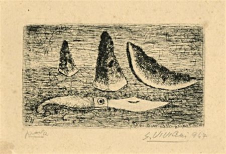 GIUSEPPE VIVIANI Agnano Pisano 1898 – Pisa 1965 Cocomero e coltello 1947...