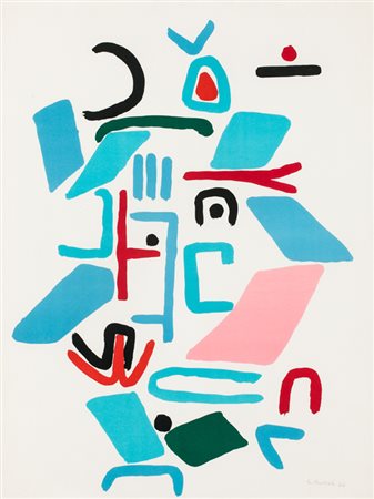 GRAZIANA PENTICH (1920-2013)Omaggio a Picasso, 1966Serigrafiacm 70x50Firma e...