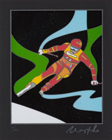 UGO NESPOLO (1941)Senza TitoloSerigrafiacm 25x20Firma e numerazione...