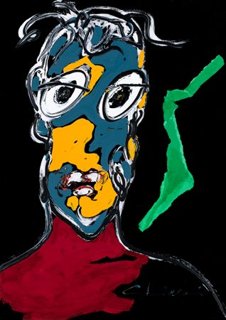 GIORGIO CHIESI (1941)Senza TitoloTecnica mista su pvccm 70x50Firma al...