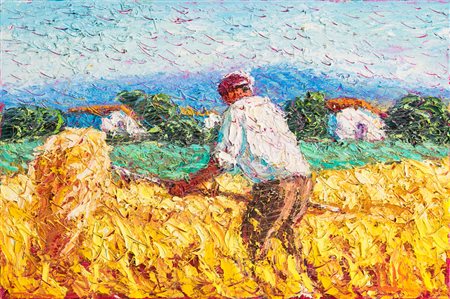 ROBERTO MASIASpagliataOlio su telacm 40x60Firma al fronteFirma e titolo al...