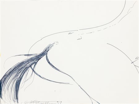 GIANFILIPPO USELLINI (1903-1971)Senza Titolo, 1979Tecnica mista su cartacm...