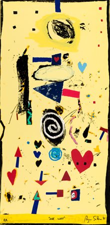 ROGER SELDEN (1945)One way, 1995Serigrafiacm 102x50Firma, titolo, datazione e...