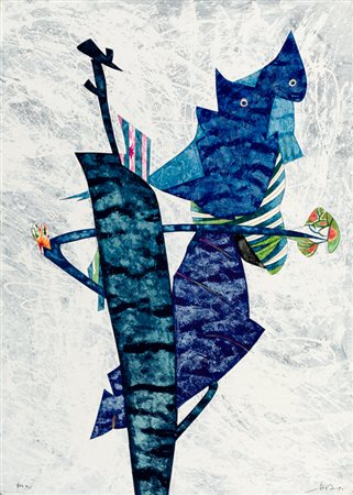 GIANNI DOVA (1925-1991)Senza TitoloSerigrafiacm 70x50Firma e numerazione...