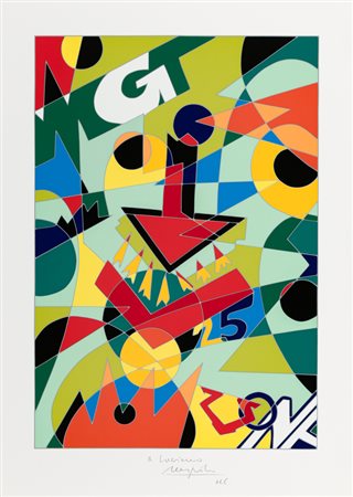 UGO NESPOLO (1941)Senza TitoloSerigrafiacm 70x50Firma, numerazione (Esemplare...