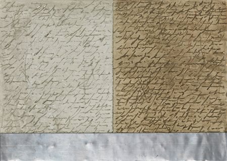 ALFREDO RAPETTI (1961)Doppio cemento con banda piombo, 2007Cemento e piombo...