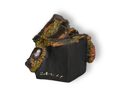 CARLO ZAULI (1926-2002)Senza TitoloScultura in ceramicacm 7,5x6x8,5Firma...