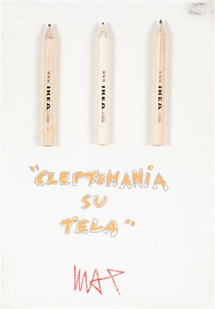 MASSIMILIANO ODDONE (1974)Cleptomania su telaTecnica mista e applicazioni di...