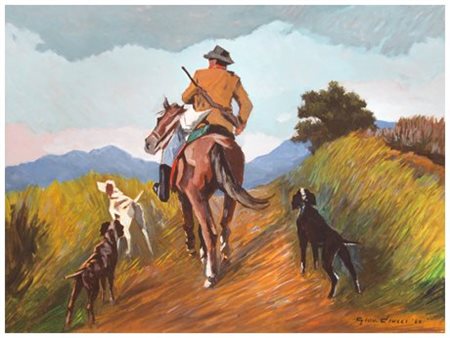 ALDO CIUCCI Alessandria d’Egitto 1917 – Livorno 2000 Senza titolo 1965 Olio...