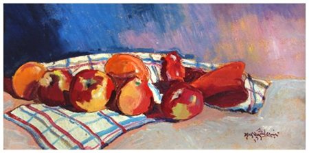 FRANCO MAZZACCHERINI La Spezia 1939 – Livorno 1999 Senza titolo Olio su...