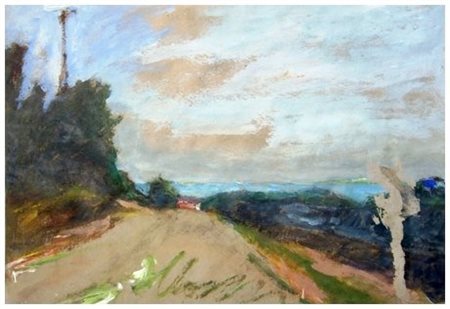 TONINO GOTTARELLI Imola 1920 – 2007 Senza titolo 1991 Olio su carta povera 38...