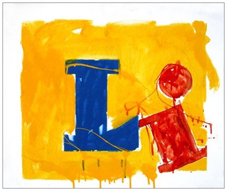 MASSIMO FALSETTI Roma 1955 Senza titolo 2000 Olio su tela 60 x 70. Data e...