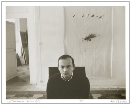 MARIO DONDERO Milano 1928 Cy Twombly, Roma 1962 1962 Fotografia es.1/3 (40 x...