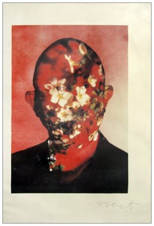 SHOZO SHIMAMOTO Osaka 1928 Senza titolo 1999 Monotipo a colori 107 x 78....