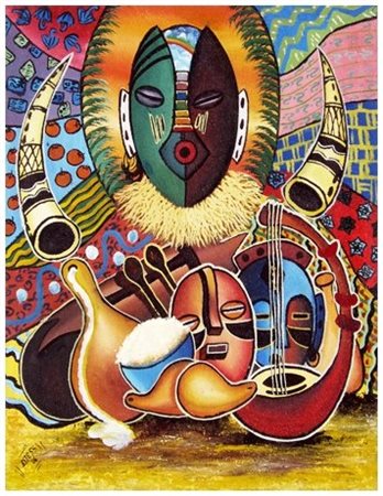 BERTIN BAFOUKA DJESS Brazzaville (Repubblica Popolare del Congo) 1970 La fëte...