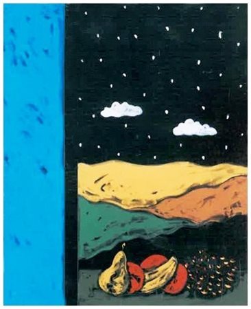 TANO FESTA Roma 1938 – 1987 Senza titolo 1986 Olio su tela 100 x 80. Firma e...