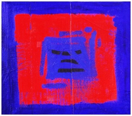 CESARE BERLINGERI Cittanova 1948 Situazione centrale 1992 Olio su tela 36 x...