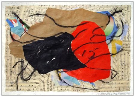 ARTURO CARMASSI Lucca 1925 Stainer 1976 Olio, collage e t.m. su cartoni 50 x...