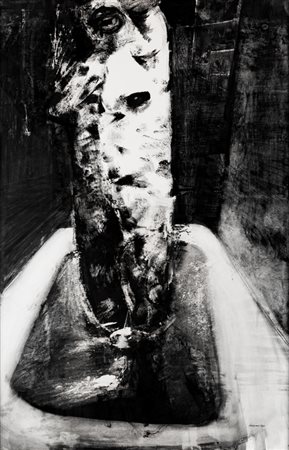 RENZO VESPIGNANI (1924-2001)Senza Titolo, 1963Tecnica mista su cartacm...