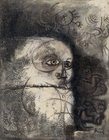 TULLIO PERICOLI (1936)Senza TitoloTecnica mista su tavolacm 50x39,5Firma al...