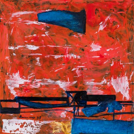 CARLO RAMOUS (1926-2003)Senza Titolo, 1995Tecnica mista su tavolacm...