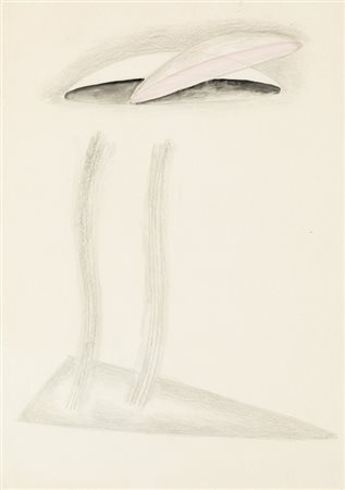 FAUSTO MELOTTI (1901-1986)Senza TitoloTecnica mista su cartacm 35x25Firma al...